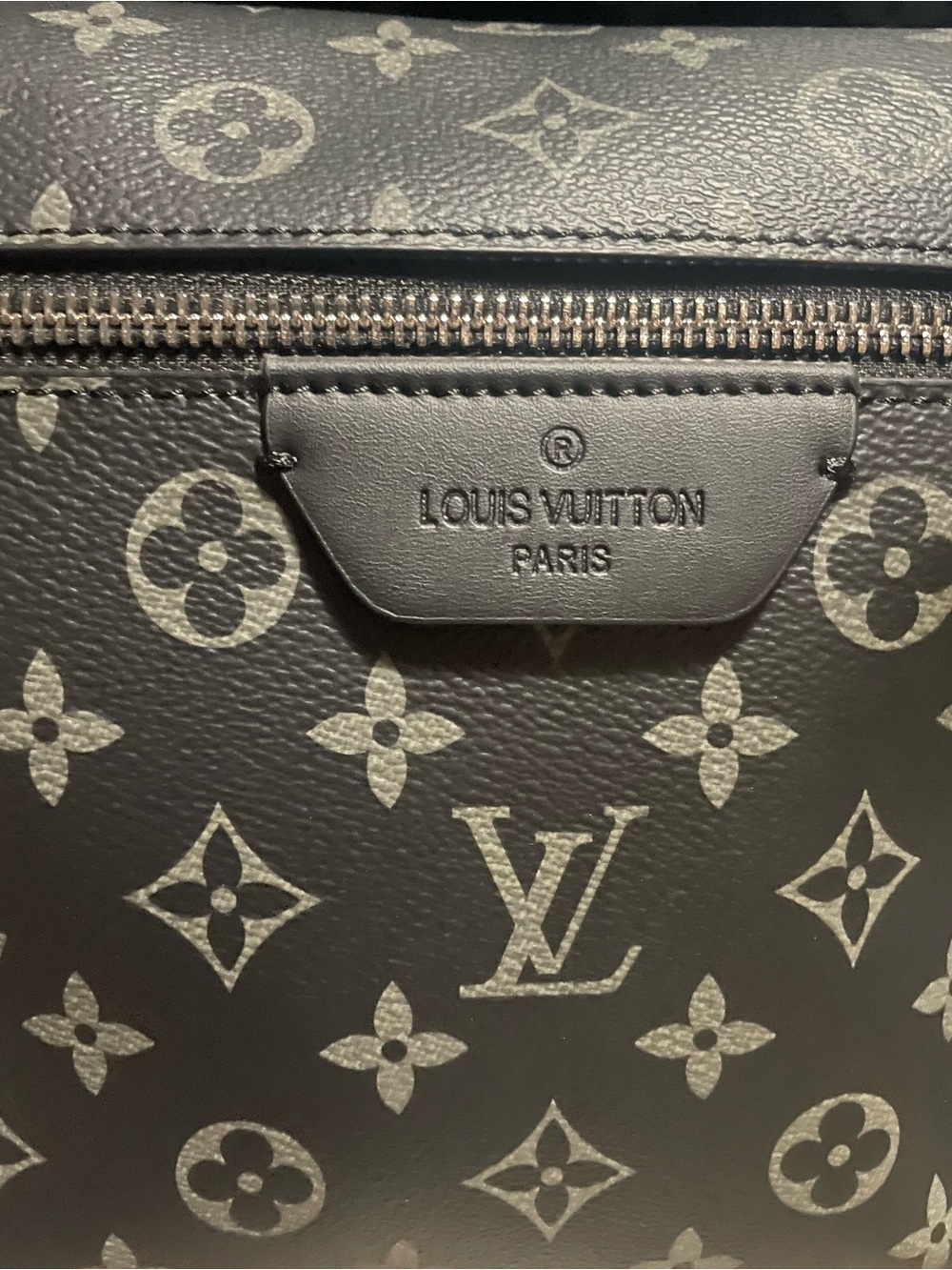 Louis Vuitton Black & Gray Monogram Backpack - Picture 4 of 5